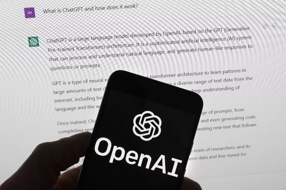 OpenAI et ChatGPT sont des leaders en matière d'innovation dans le domaine de l'IA. (Photo : AP Photo/Michael Dwyer, dossier)