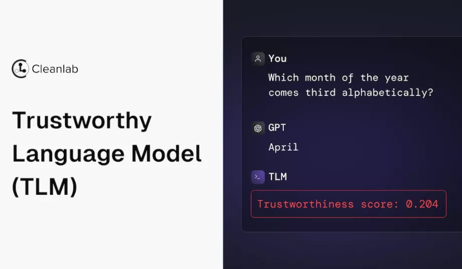 TLM fonctionne en attribuant un « score de fiabilité » à chaque réponse générée par le modèle d'IA utilisé. (Labo propre)